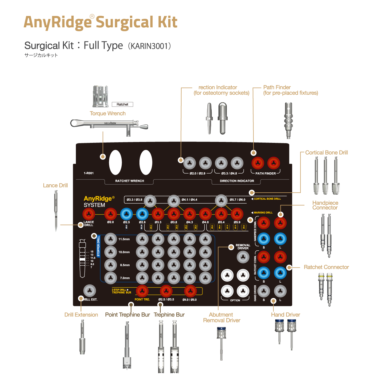 AnyRidge Surgical Kit [AR]　Full-kit